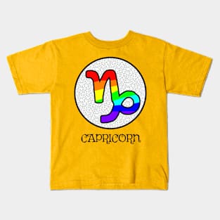 ZODIAC PRIDE CAPRICORN Kids T-Shirt